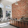 Vintage Red Orange Brick Stone Wallpaper Mural