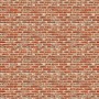 Vintage Red Orange Brick Stone Wallpaper Mural