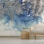 Nordic Style Tropical Leaves Wallpaper Mural