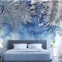 Nordic Style Tropical Leaves Wallpaper Mural