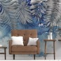 Nordic Style Tropical Leaves Wallpaper Mural