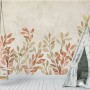 Vintage Autumn Leaves Wallpaper Mural