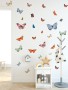 Colorful Butterflies Wall Decal Sticker