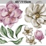 Large Garden Flowers Wall Sticker Decal