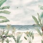 Tropical Beach View Wallpaper Mural