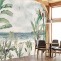 Tropical Beach View Wallpaper Mural