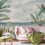 Tropical Beach View Wallpaper Mural