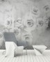 Watercolor Rose Bouquet Wallpaper Mural