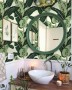 Exotic Banana Leaf Wallpaper Mural