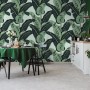 Exotic Banana Leaf Wallpaper Mural