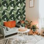 Exotic Banana Leaf Wallpaper Mural