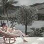 Dreamy Tropical Dark Forest Scene Wallpaper Mural