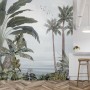 Exotic Forest on Seaside Wallpaper Mural