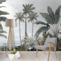Exotic Forest on Seaside Wallpaper Mural