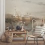 Seashore in Rural Life Historical Art Wallpaper Mural