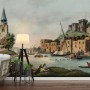 Historical City Wall on Seaside Wallpaper Mural