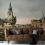 Historical City Wall on Seaside Wallpaper Mural
