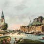 Historical City Wall on Seaside Wallpaper Mural
