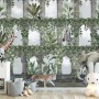 Kids Tropical Animals Around the Arch Wallpaper Mural