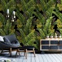 Green Banana Leaves Wallpaper Mural