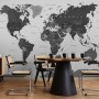 World Map Wallpaper Mural