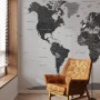 World Map Wallpaper Mural