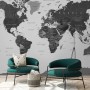 World Map Wallpaper Mural