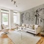 Sophisticated Angel Sculpture Wallpaper Mural