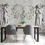 Sophisticated Angel Sculpture Wallpaper Mural