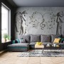 Sophisticated Angel Sculpture Wallpaper Mural
