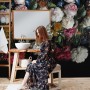 Dutch Floral Style Flower Bouquet Wallpaper Mural