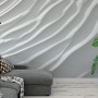 Nordic Style White Stripe Wallpaper Mural