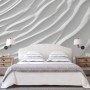 Nordic Style White Stripe Wallpaper Mural