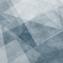 Indigo Style Watercolor Geometric Wallpaper Mural