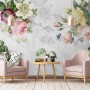 Bohemian Clematis Floral Bouqet Wallpaper Mural