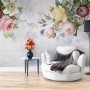Bohemian Clematis Floral Bouqet Wallpaper Mural