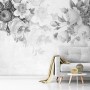 Bohemian Clematis Floral Bouqet Wallpaper Mural