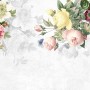 Bohemian Clematis Floral Bouqet Wallpaper Mural