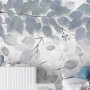 Nordic Tree Branch Leaves Wallpaper Mural