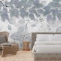 Nordic Tree Branch Leaves Wallpaper Mural