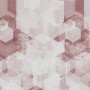 Abstract Pink Geometric Pattern Wallpaper Mural