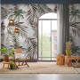 Vintage Banana and Palm Leaves Wallpaper Mural