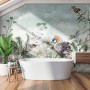 Vintage Historic Paradise Bird Art Wallpaper Mural