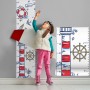 Kids Sailor Height Chart Wall Sticker Decal