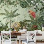 Tropical Jungle Plants Wallpaper Mural
