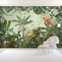 Tropical Jungle Plants Wallpaper Mural