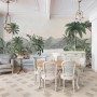 Tropical Nature Landscape with Birds Wallpaper Mural