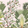 Exotic Leafs with Berries Wallpaper Mural