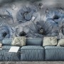 Corn Poppy Flowers Painting Art Wallpaper Mural