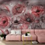 Corn Poppy Flowers Painting Art Wallpaper Mural